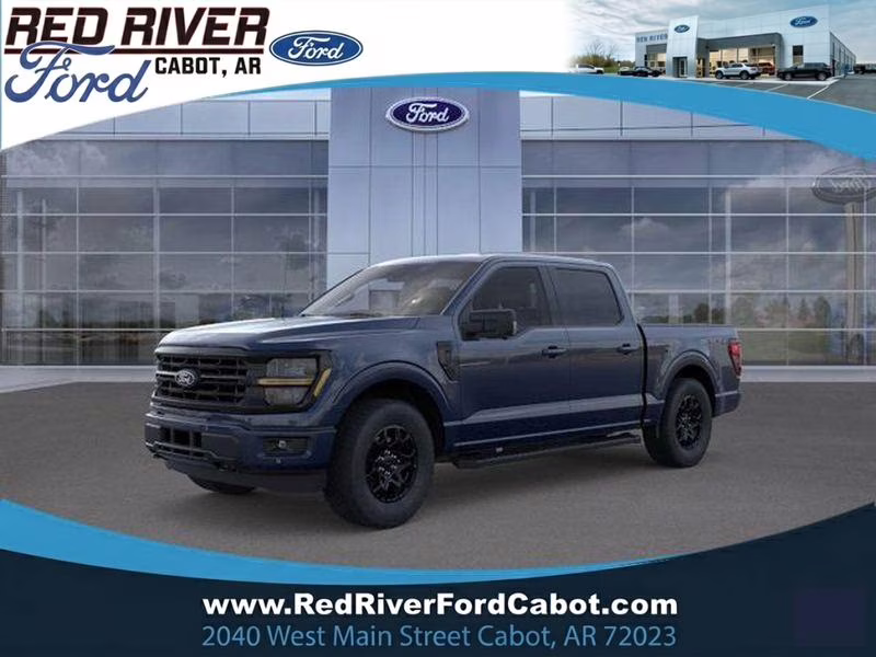 2026 Antimatter Blue Metallic Ford F-150 XLT 4X4 Truck