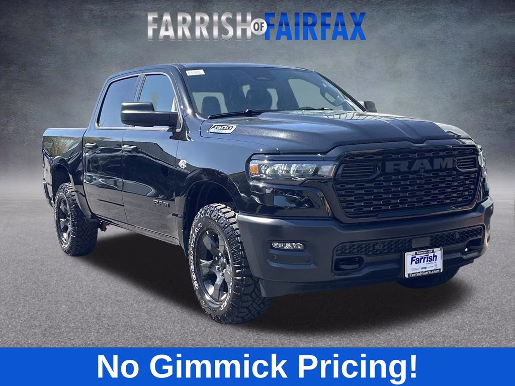 2026 Diamond Black Crystal Pearlcoat Ram 1500 Warlock 4X4 Truck