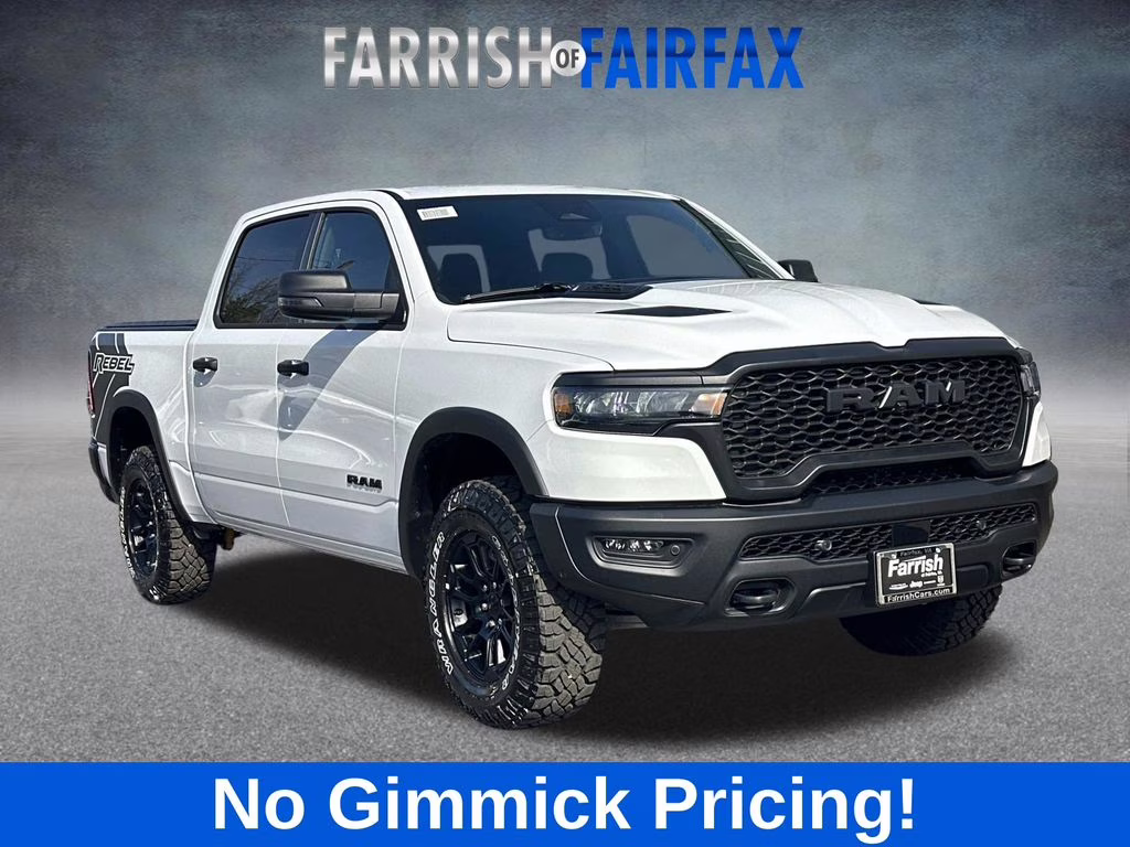 2026 Bright White Clearcoat Ram 1500 Rebel 4X4 Truck