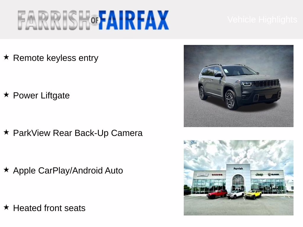 2026 Sting-Gray Clearcoat Jeep Cherokee Laredo 4X4 SUV