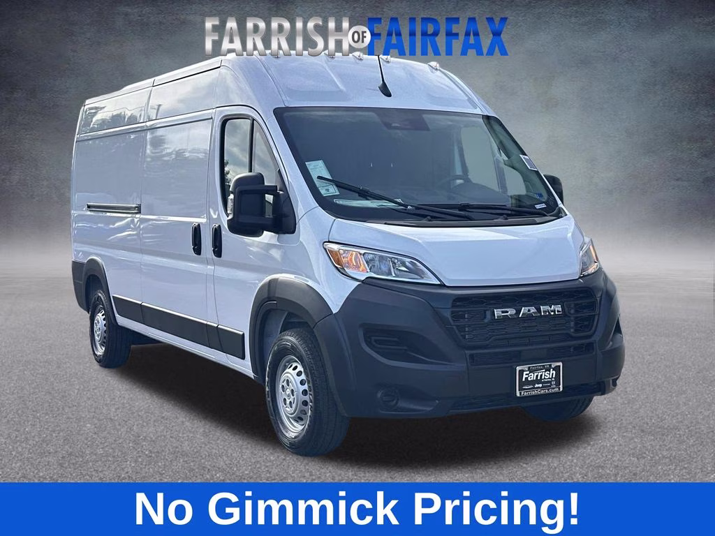 2026 Bright White Clearcoat Ram ProMaster 2500 High Roof FWD Van