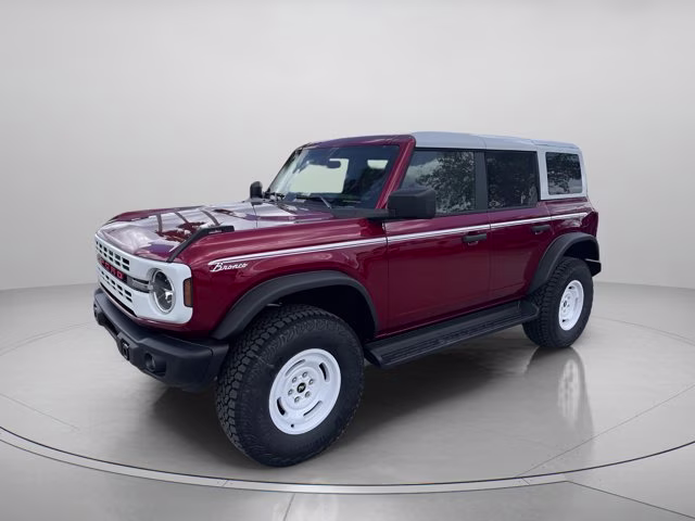 2026 Ruby Red Metallic Tinted Clearcoat Ford Bronco Heritage Edition 4X4 Convertible