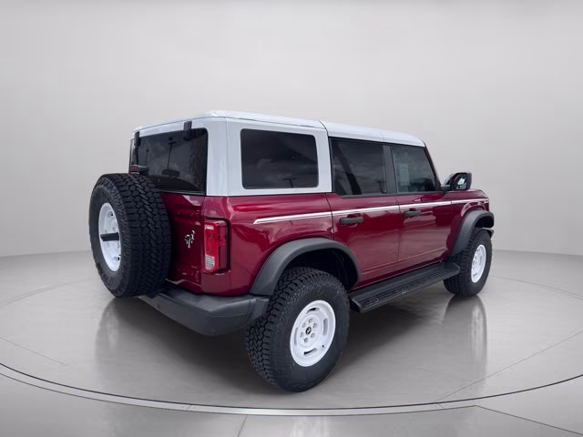 2026 Ruby Red Metallic Tinted Clearcoat Ford Bronco Heritage Edition 4X4 Convertible
