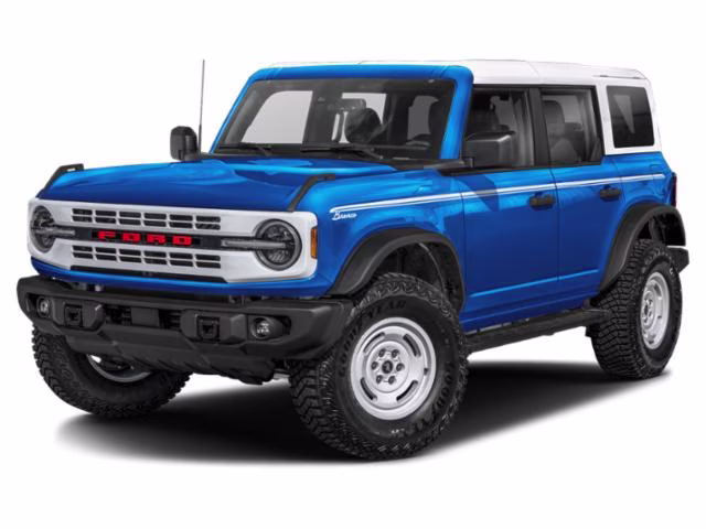 2026 Velocity Blue Metallic Ford Bronco Heritage Edition 4X4 Convertible