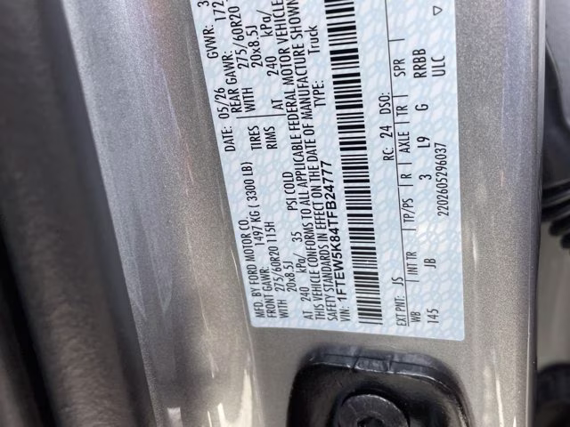 2026 Iconic Silver Metallic Ford F-150 LARIAT RWD Truck
