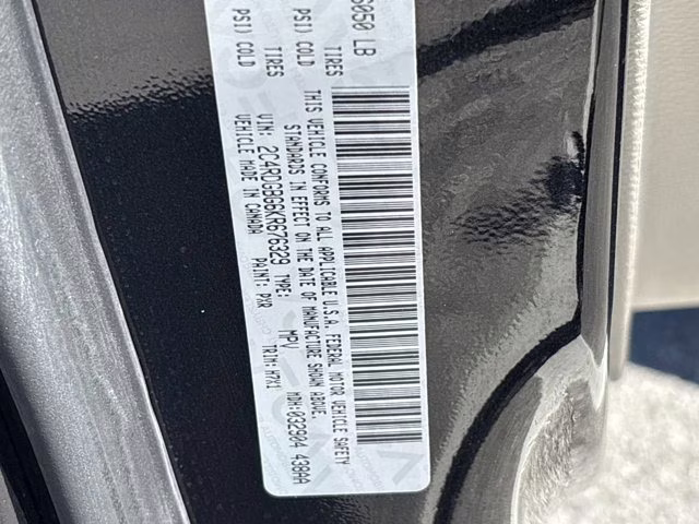 2019 Black Onyx Crystal Pearlcoat Dodge Grand Caravan SE FWD Van