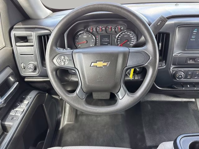 2018 Silver Ice Metallic Chevrolet Silverado 1500 WT RWD Truck