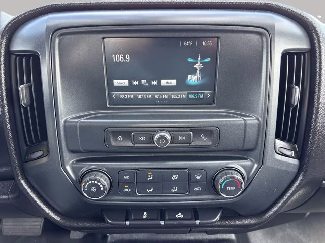 2018 Silver Ice Metallic Chevrolet Silverado 1500 WT RWD Truck