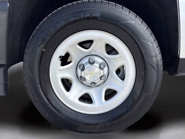 2018 Silver Ice Metallic Chevrolet Silverado 1500 WT RWD Truck