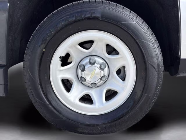 2018 Silver Ice Metallic Chevrolet Silverado 1500 WT RWD Truck