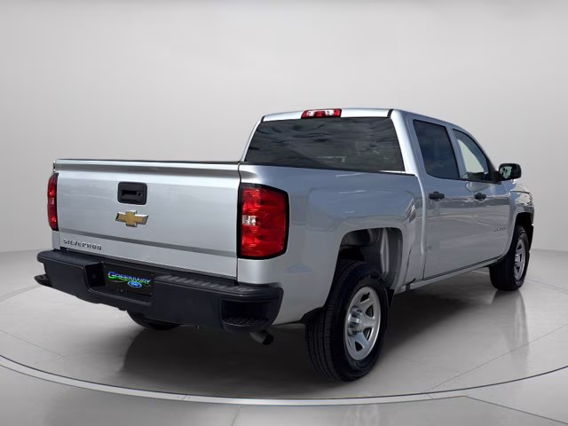 2018 Silver Ice Metallic Chevrolet Silverado 1500 WT RWD Truck