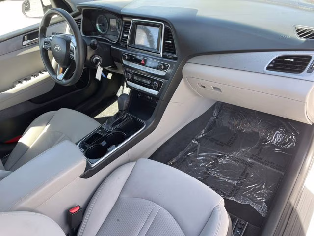 2018 Quartz White Pearl Hyundai Sonata ECO FWD Sedan