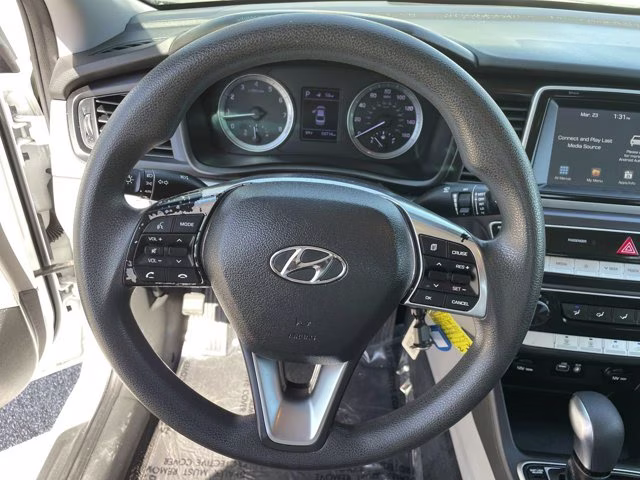 2018 Quartz White Pearl Hyundai Sonata Eco FWD Sedan