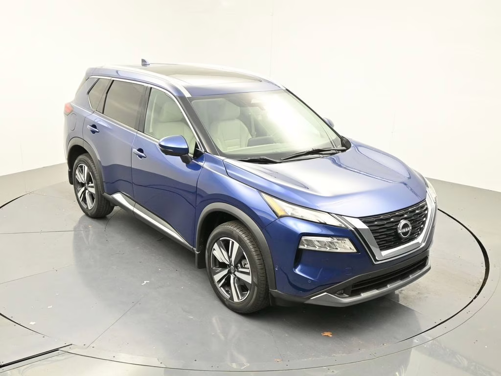 2022 Caspian Blue Metallic Nissan Rogue SL FWD SUV