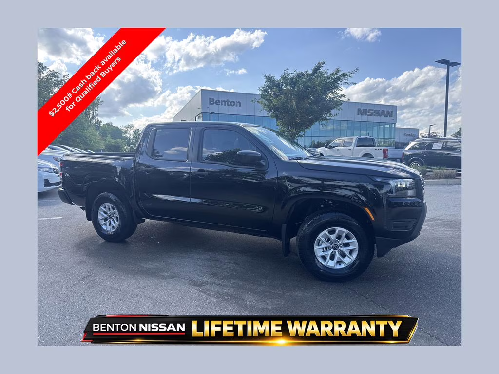 2026 Super Black Nissan Frontier S 4X4 Truck