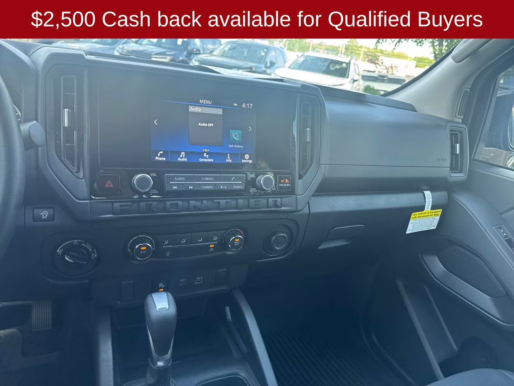 2026 Super Black Nissan Frontier S 4X4 Truck