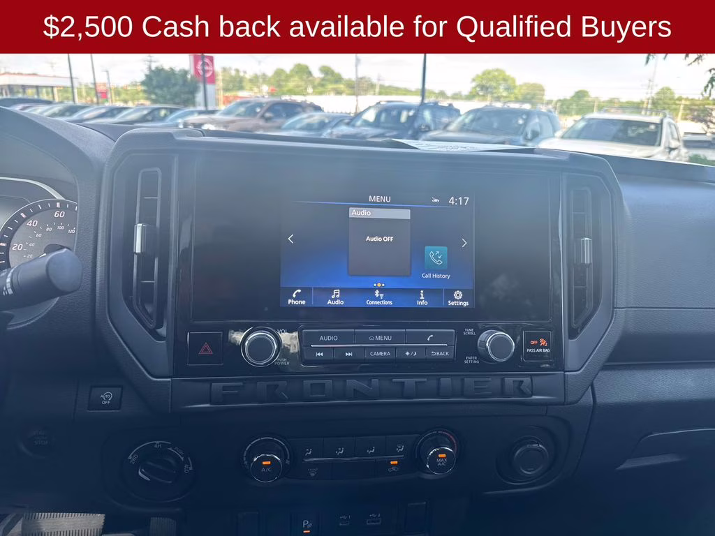 2026 Super Black Nissan Frontier S 4X4 Truck