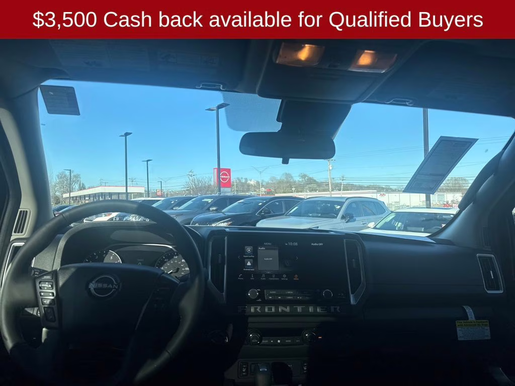 2026 Glacier White Nissan Frontier SV 4X4 Truck