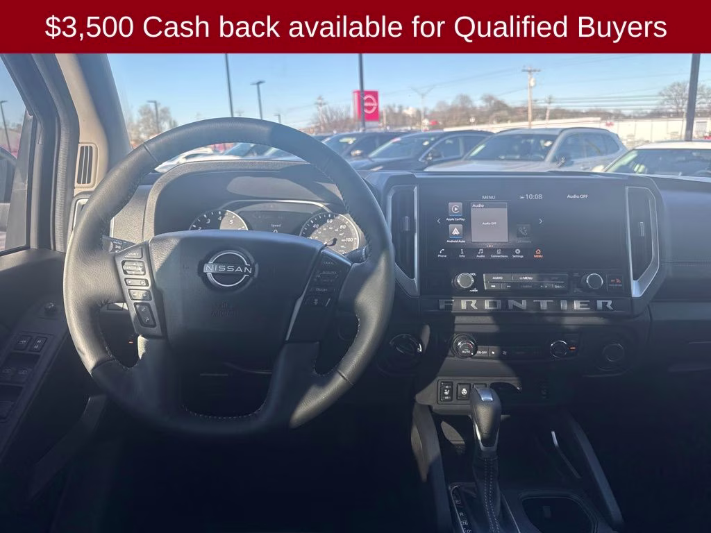 2026 Glacier White Nissan Frontier SV 4X4 Truck