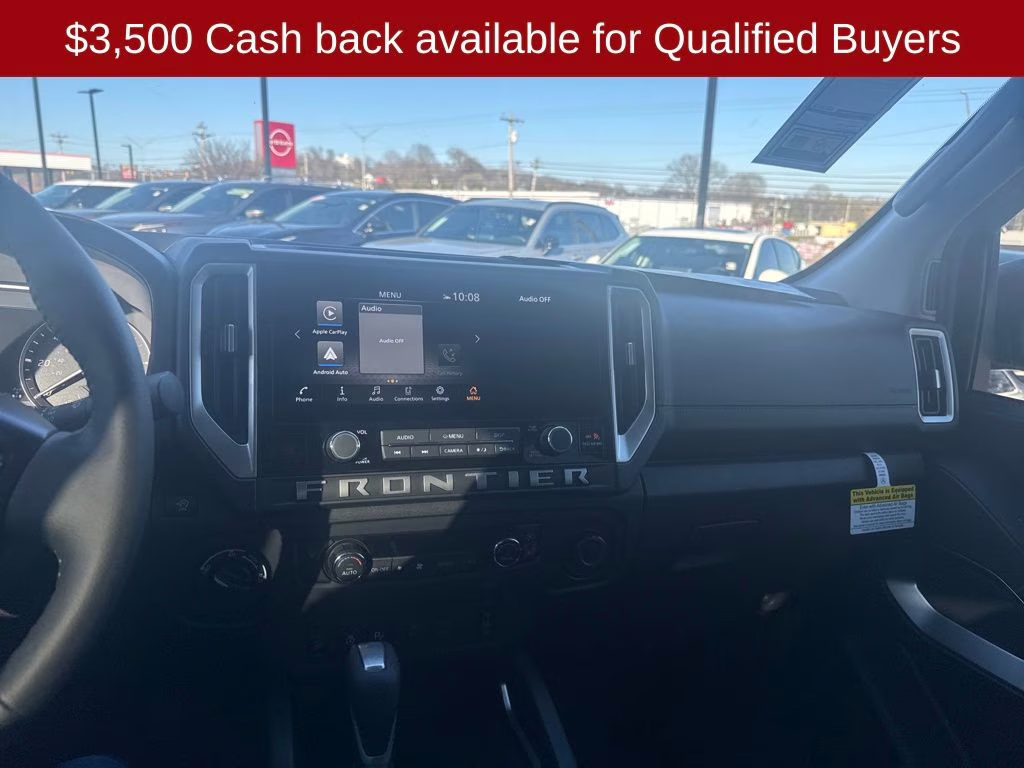 2026 Glacier White Nissan Frontier SV 4X4 Truck