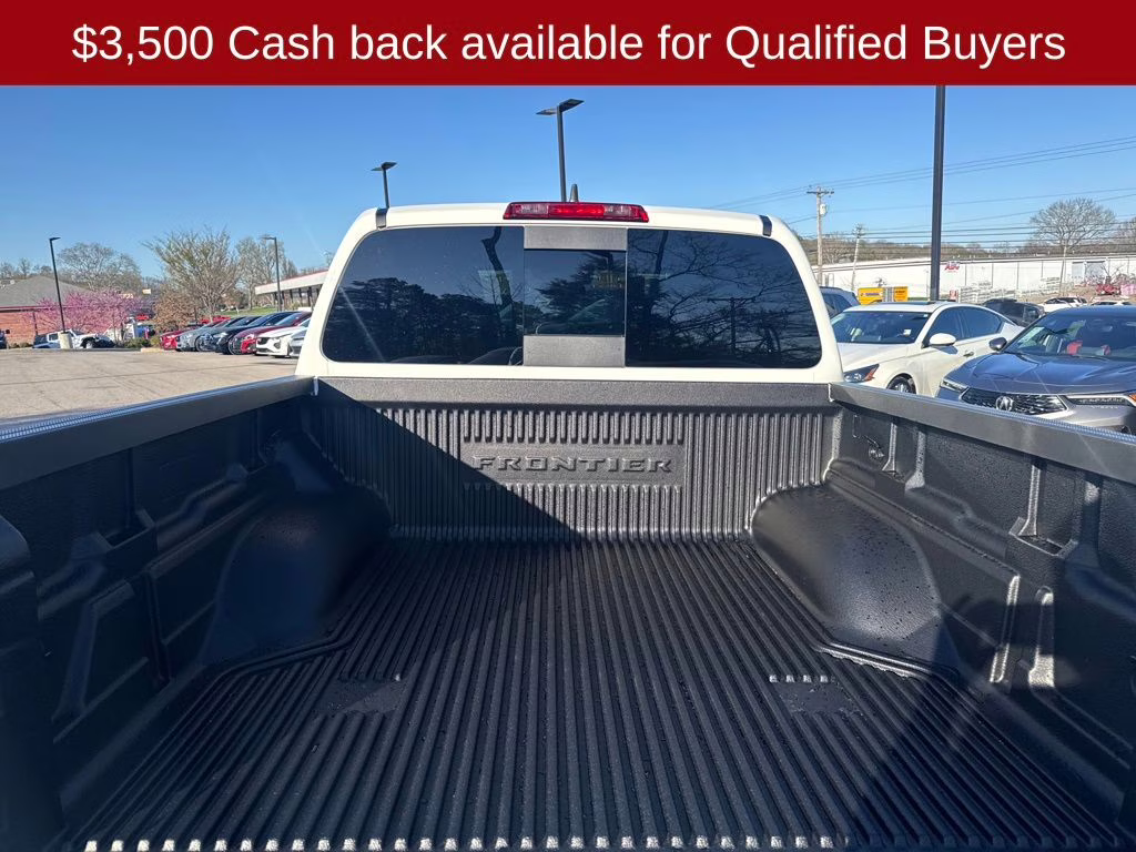 2026 Glacier White Nissan Frontier SV 4X4 Truck