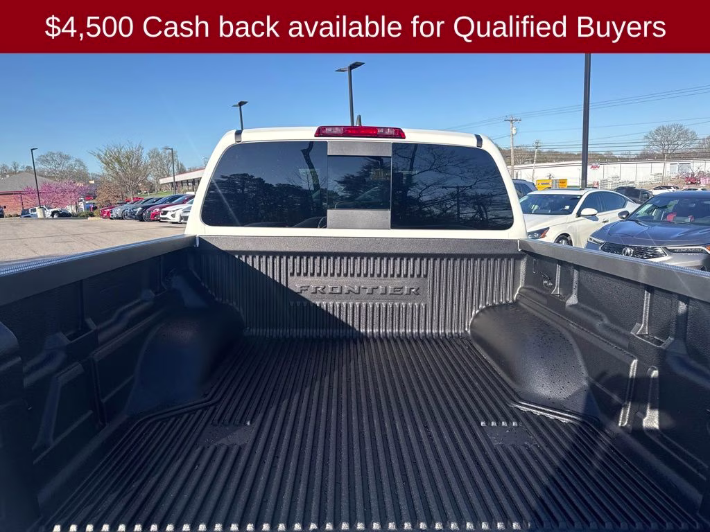 2026 Glacier White Nissan Frontier SV 4X4 Truck