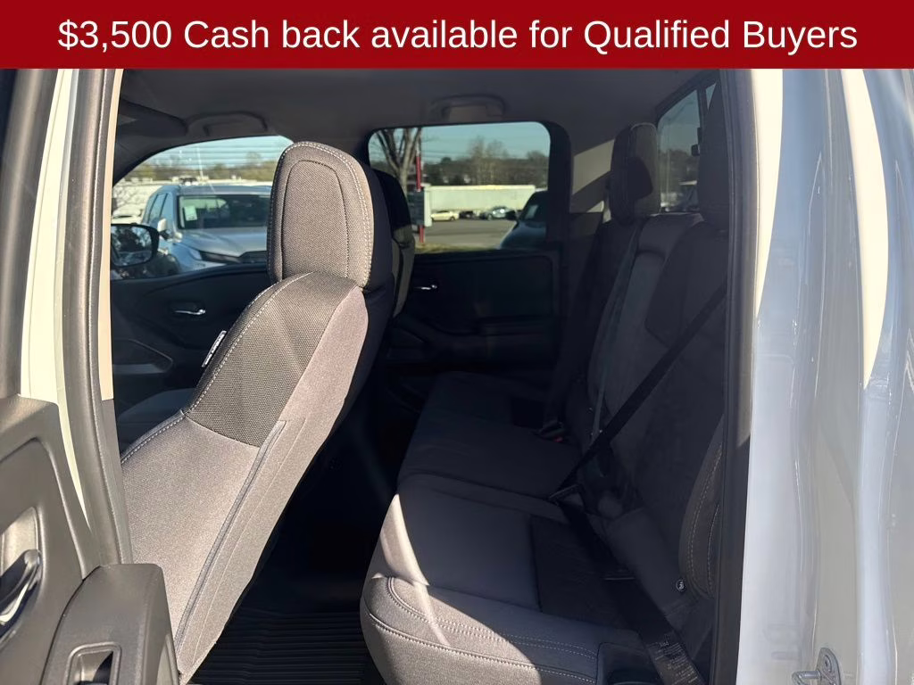 2026 Glacier White Nissan Frontier SV 4X4 Truck