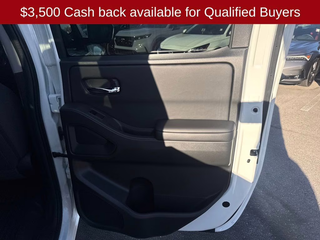 2026 Glacier White Nissan Frontier SV 4X4 Truck