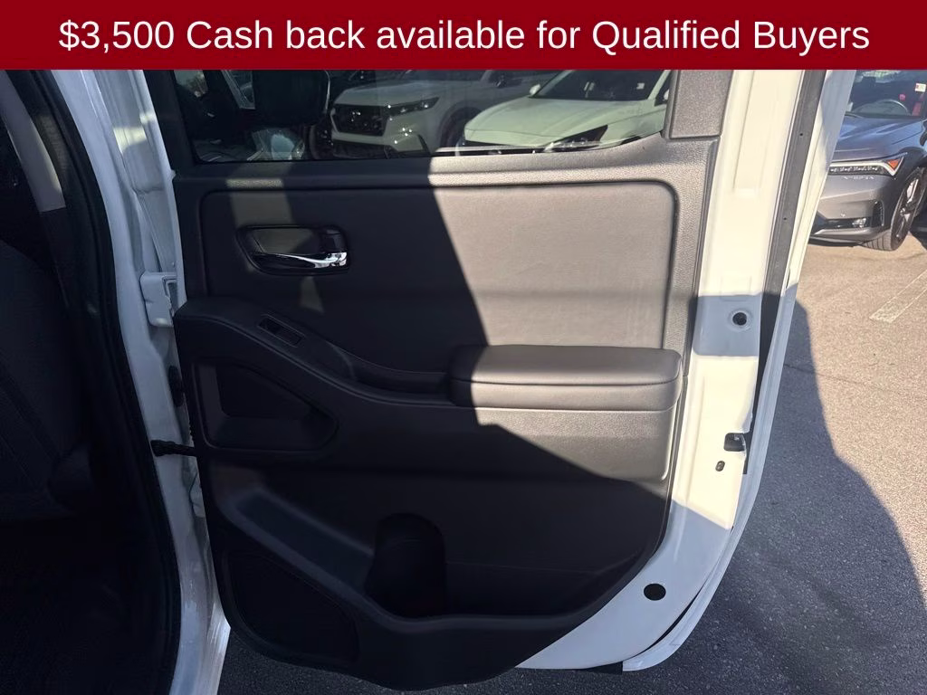 2026 Glacier White Nissan Frontier SV 4X4 Truck