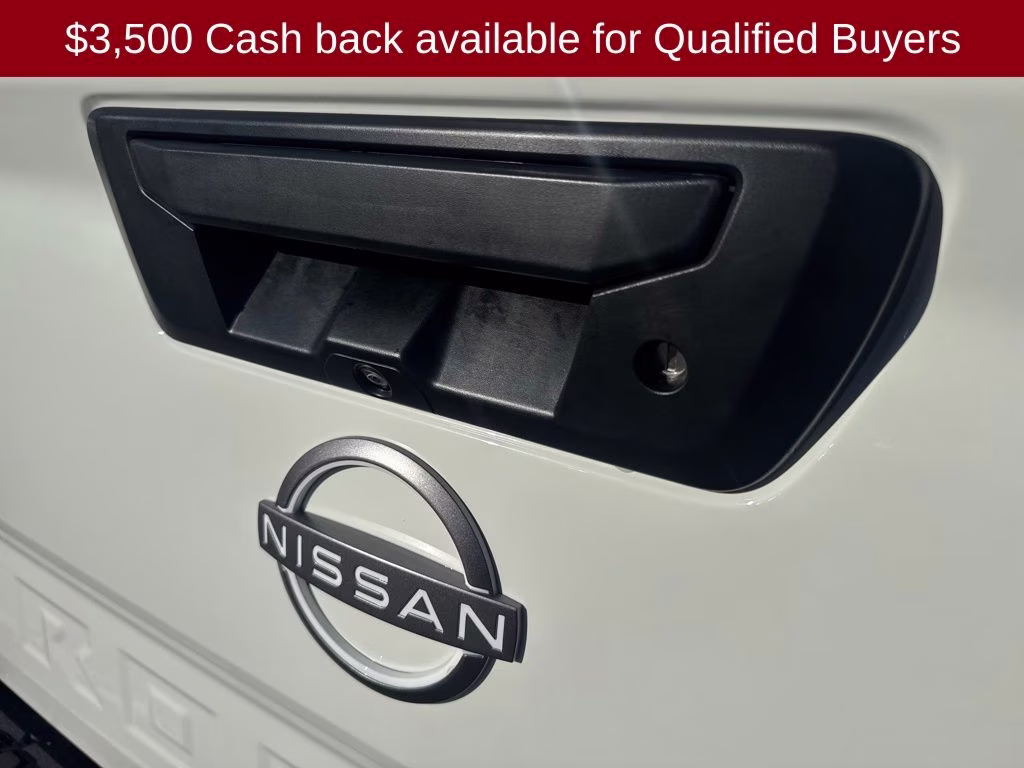 2026 Glacier White Nissan Frontier SV 4X4 Truck