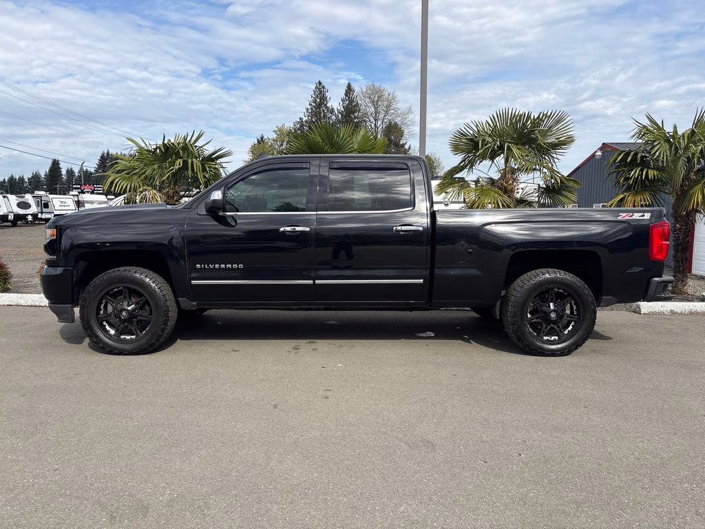 2016 Black Chevrolet Silverado 1500 LTZ 4X4 Truck