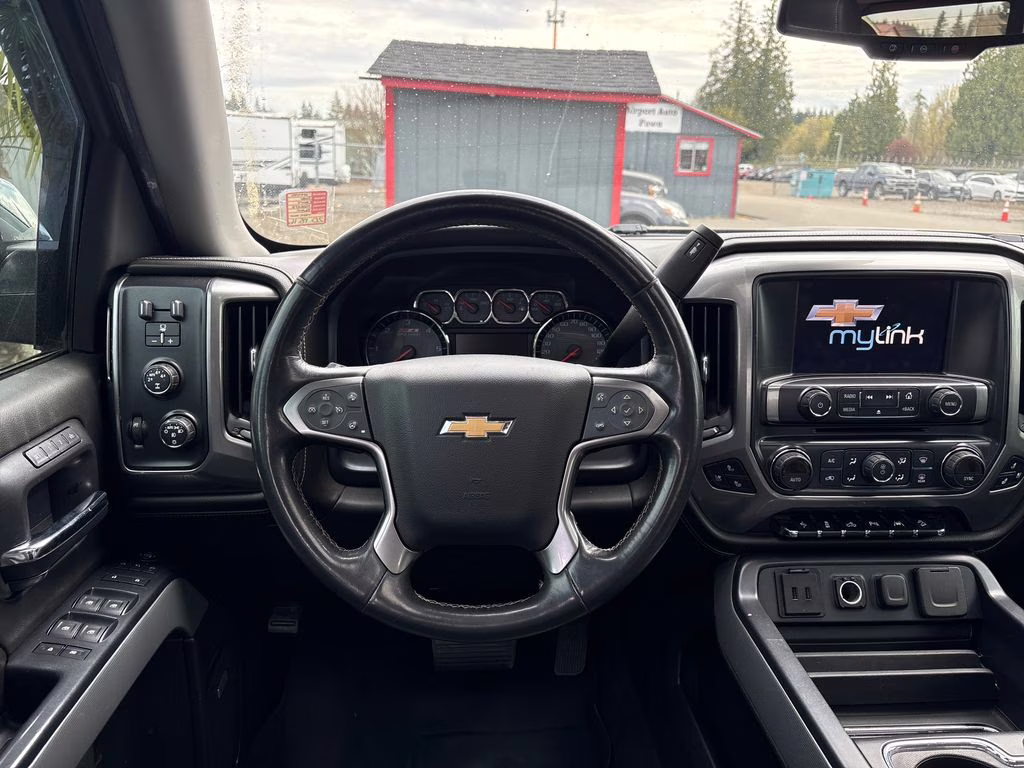 2016 Black Chevrolet Silverado 1500 LTZ 4X4 Truck