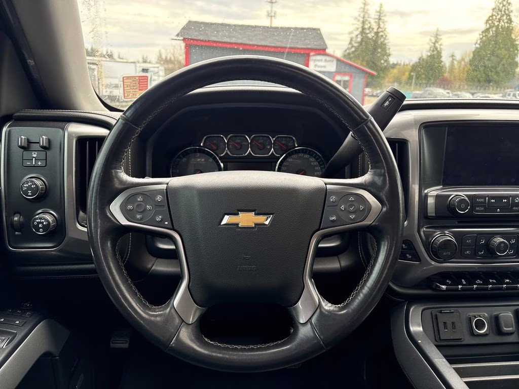 2016 Black Chevrolet Silverado 1500 LTZ 4X4 Truck