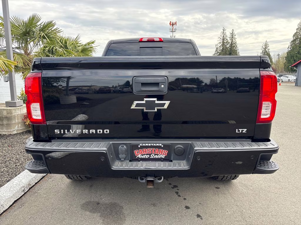 2016 Black Chevrolet Silverado 1500 LTZ 4X4 Truck