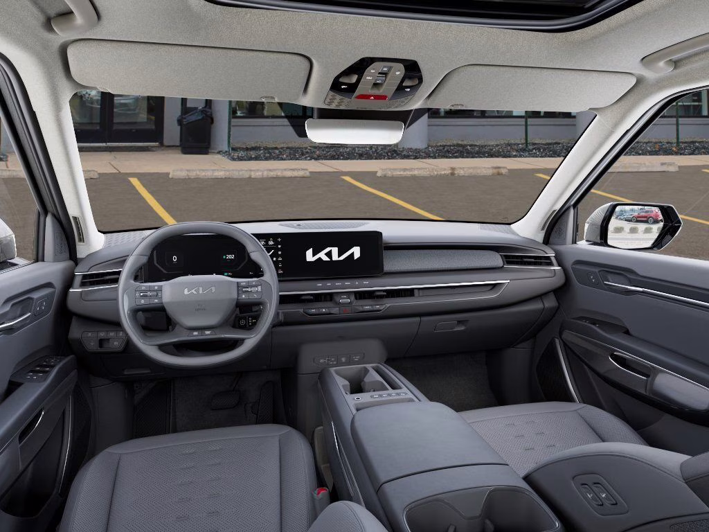 2026 Ivory Silver Kia EV9 Wind AWD SUV