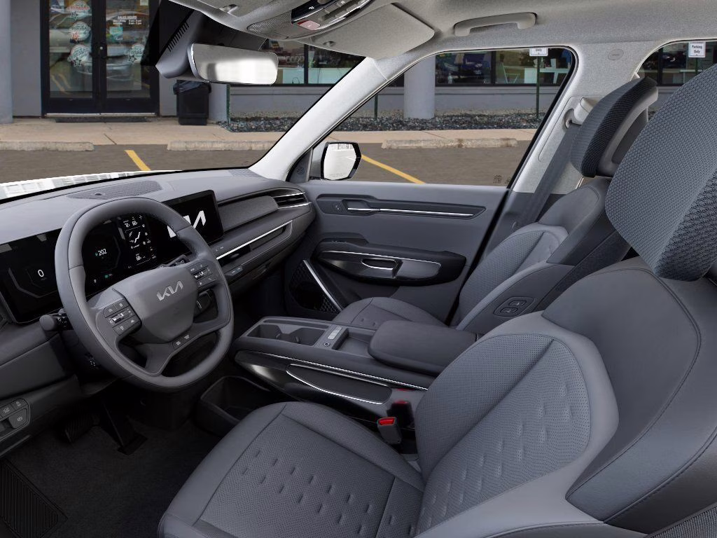 2026 Ivory Silver Kia EV9 Wind AWD SUV