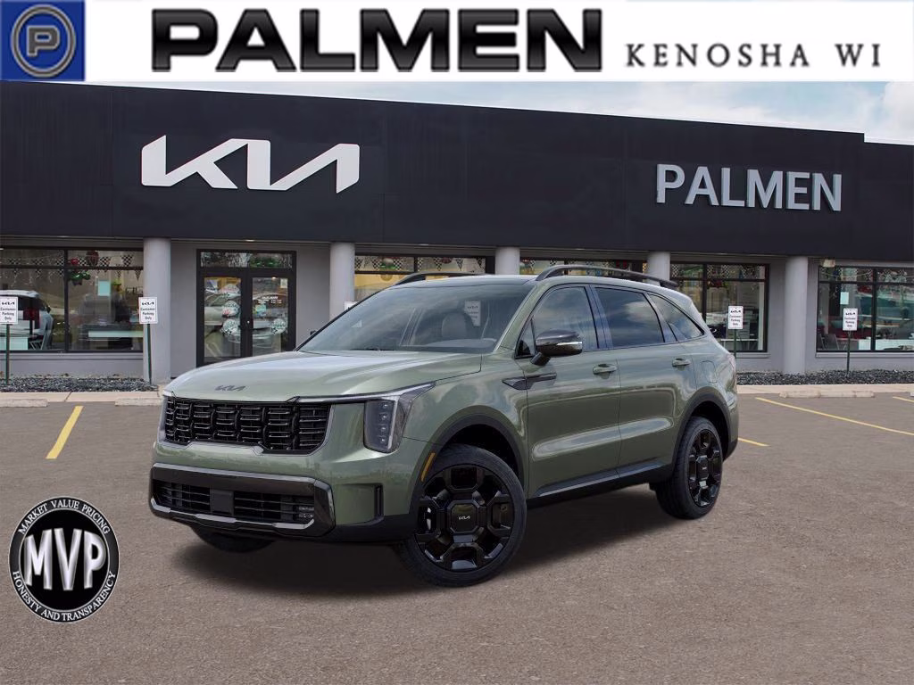 2026 Jungle Green Kia Sorento X-Line EX AWD SUV