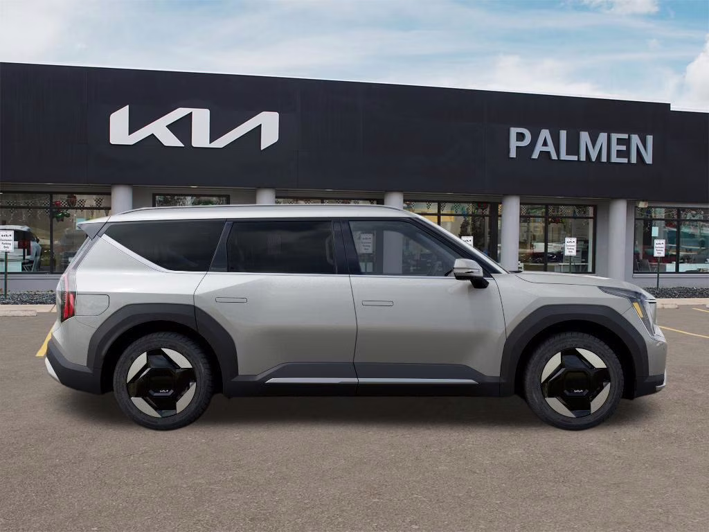 2026 Ivory Silver Kia EV9 Wind AWD SUV