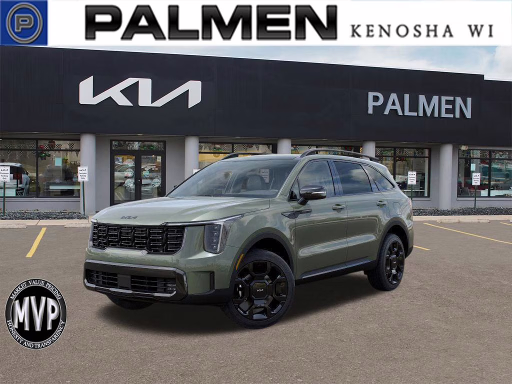 2026 Jungle Green Kia Sorento X-Line EX AWD SUV