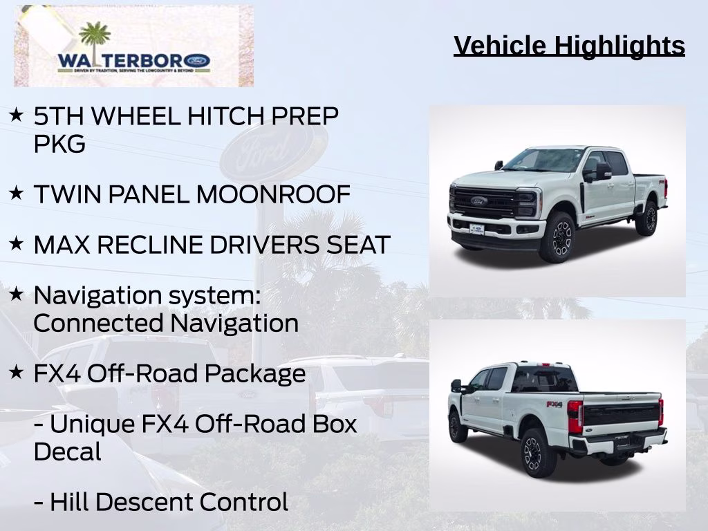 2026 Star White Metallic Tri-Coat Ford Super Duty F-250 SRW Platinum 4X4 Truck