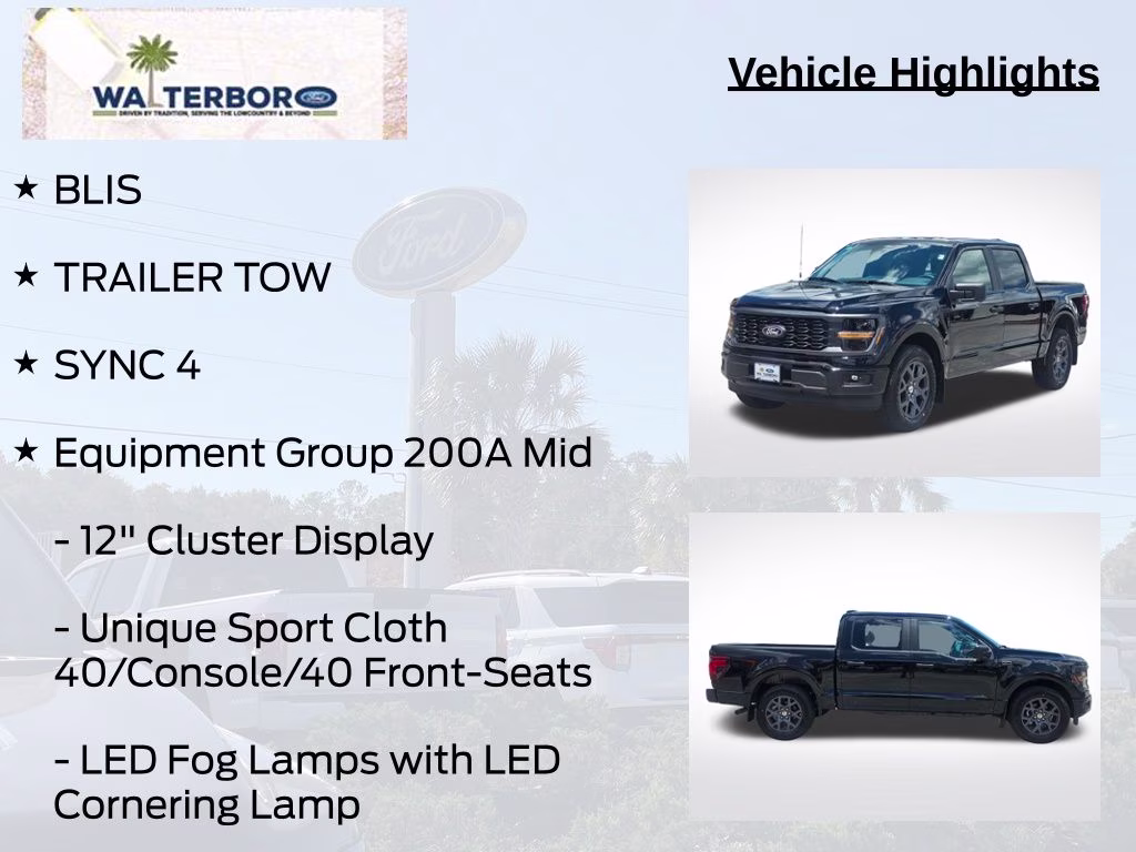 2026 Agate Black Metallic Ford F-150 STX RWD Truck