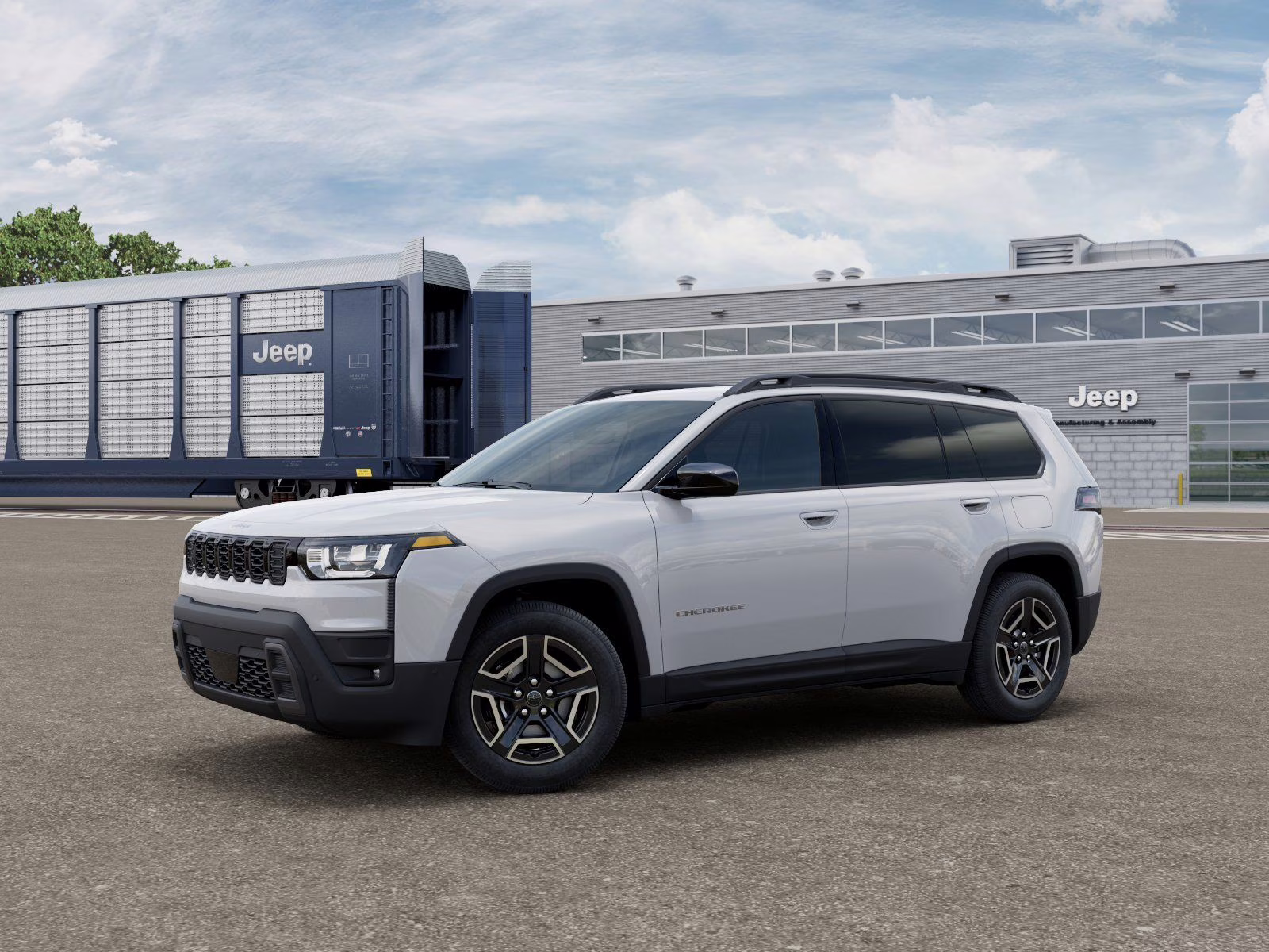2026 Bright White Clearcoat Jeep Cherokee Laredo 4X4 SUV