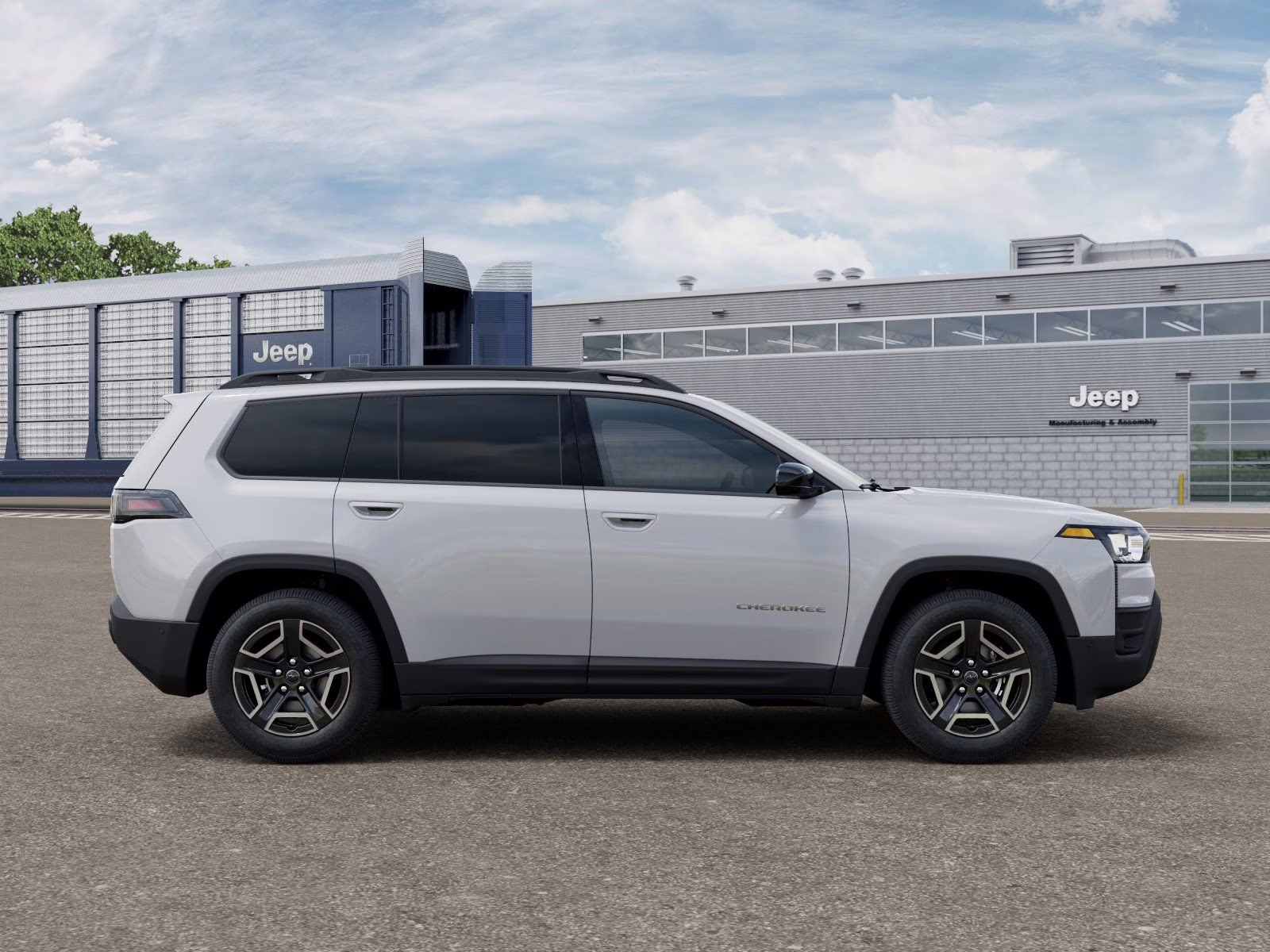 2026 Bright White Clearcoat Jeep Cherokee Laredo 4X4 SUV