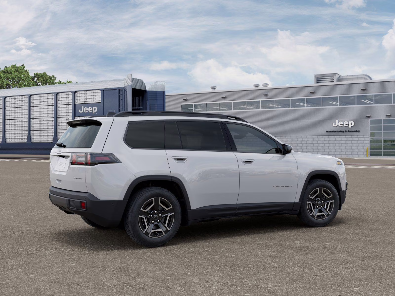 2026 Bright White Clearcoat Jeep Cherokee Laredo 4X4 SUV