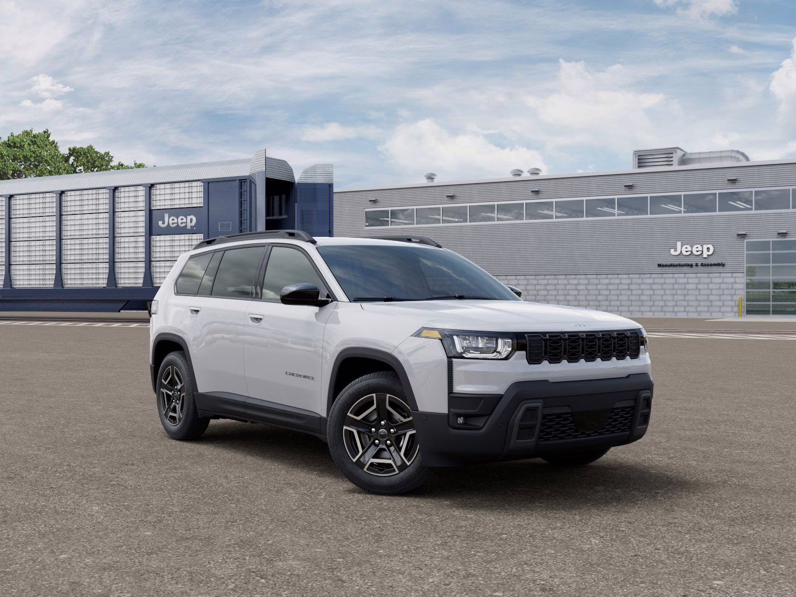 2026 Bright White Clearcoat Jeep Cherokee Laredo 4X4 SUV