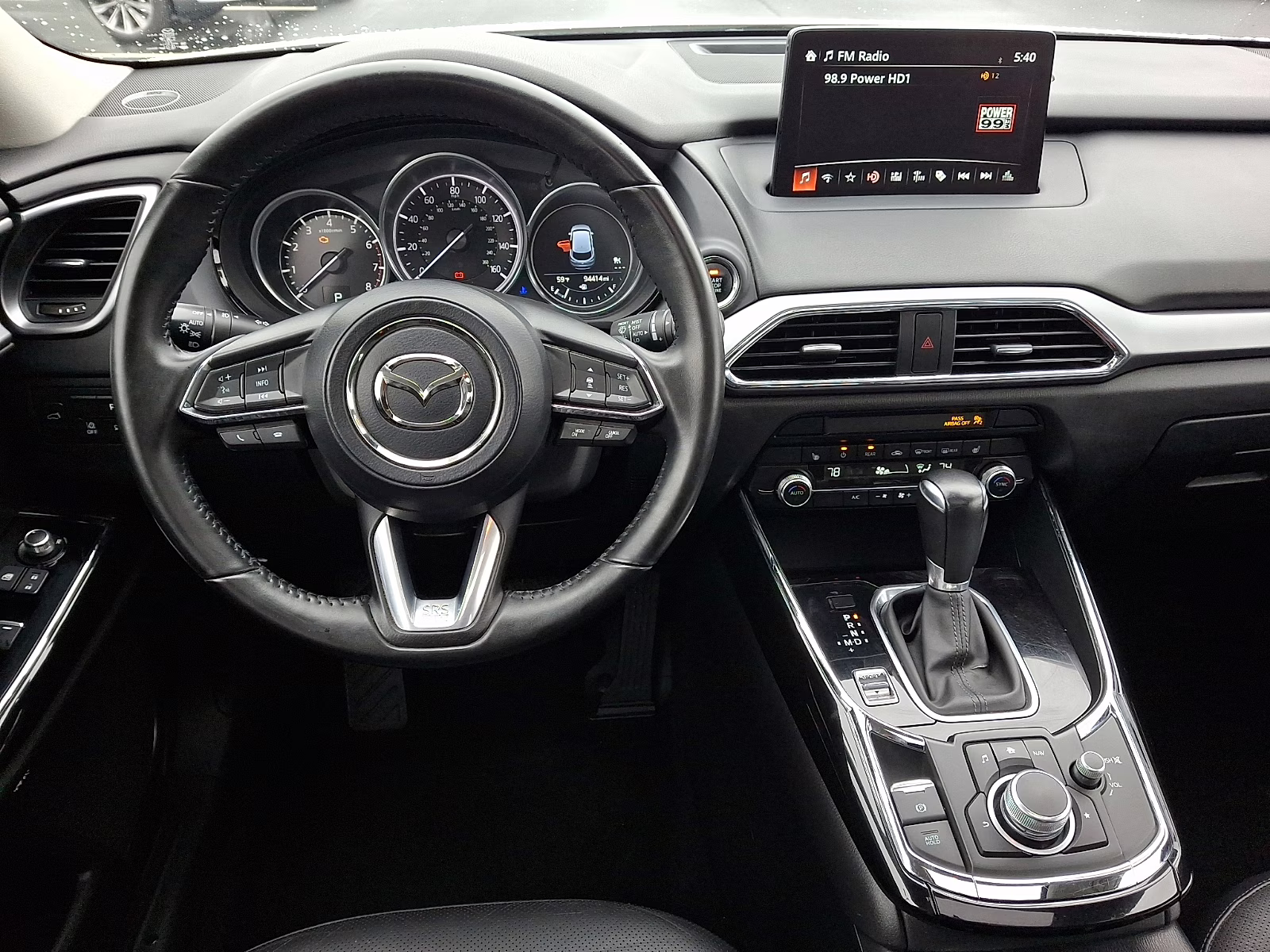 2020 Snowflake White Pearl Mica - 25D Mazda CX-9 Touring AWD