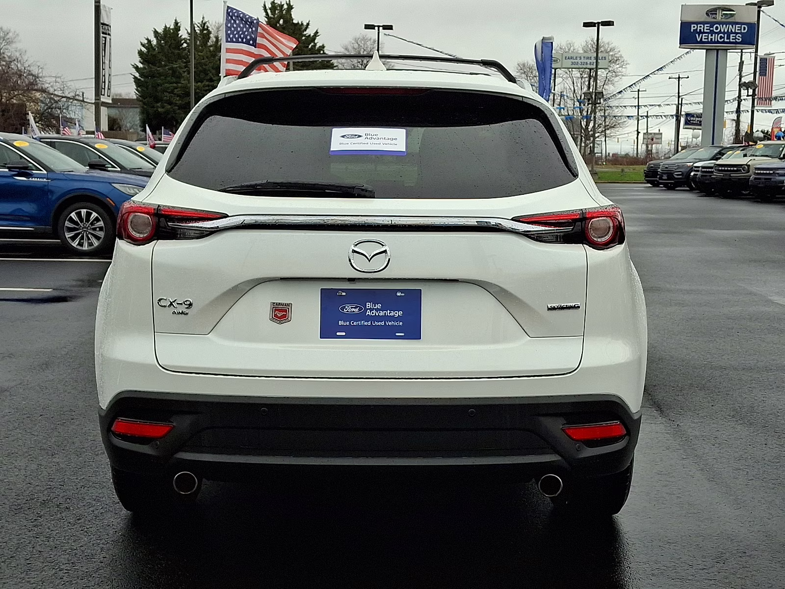 2020 Snowflake White Pearl Mica - 25D Mazda CX-9 Touring AWD