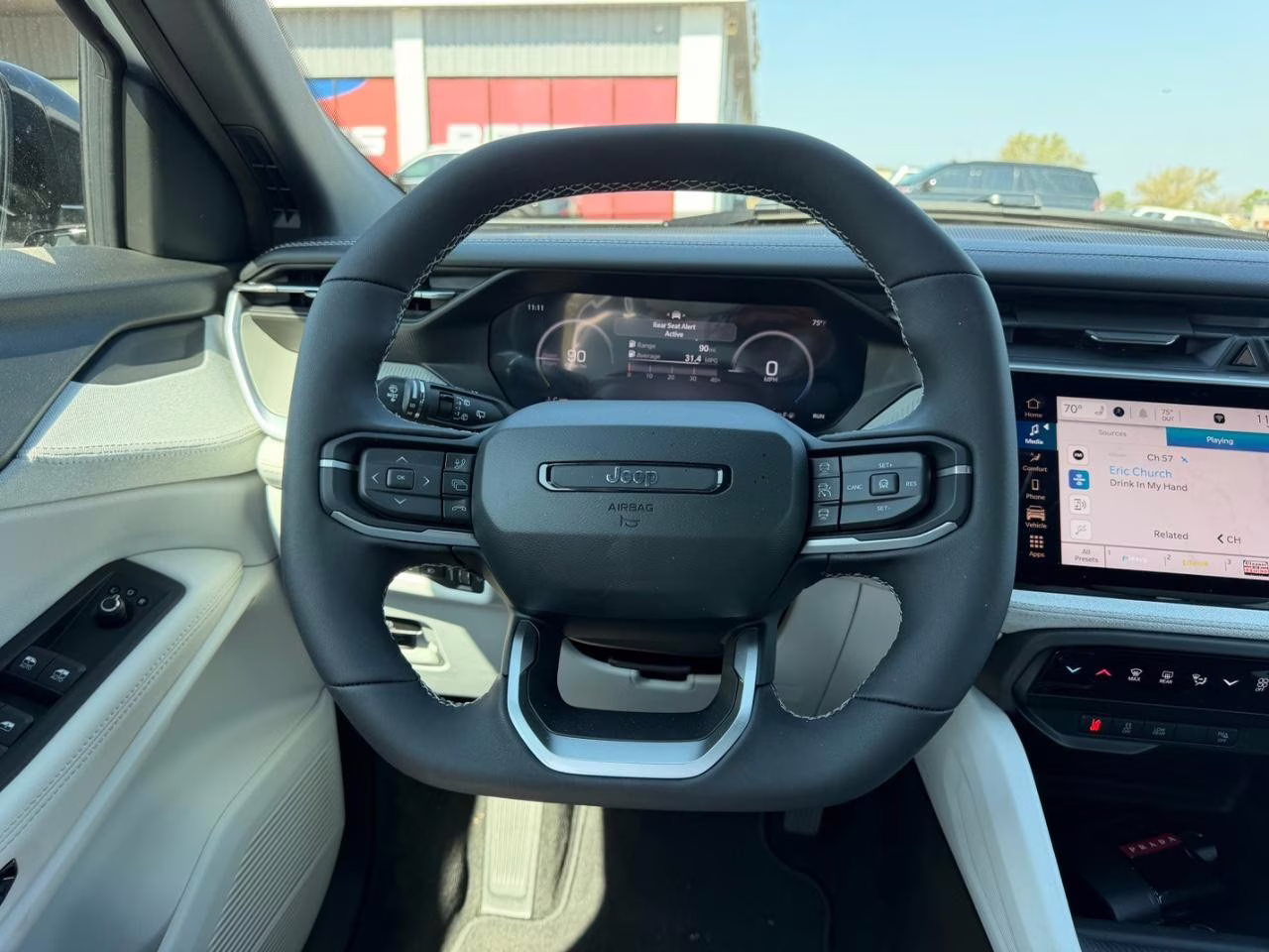 2026 Bright White Clearcoat Jeep Cherokee Laredo 4X4 SUV