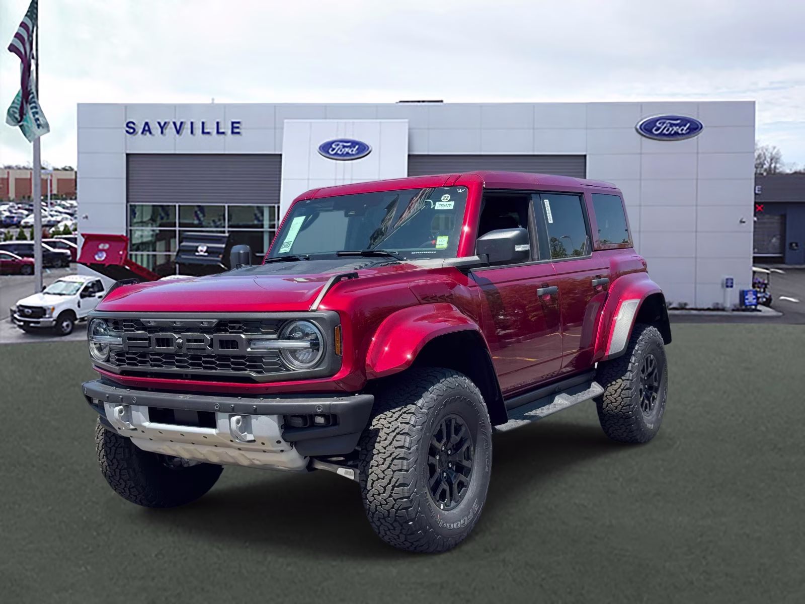 2026 Red Ford Bronco Raptor 4 Door Advanced 4x4 4X4 SUV