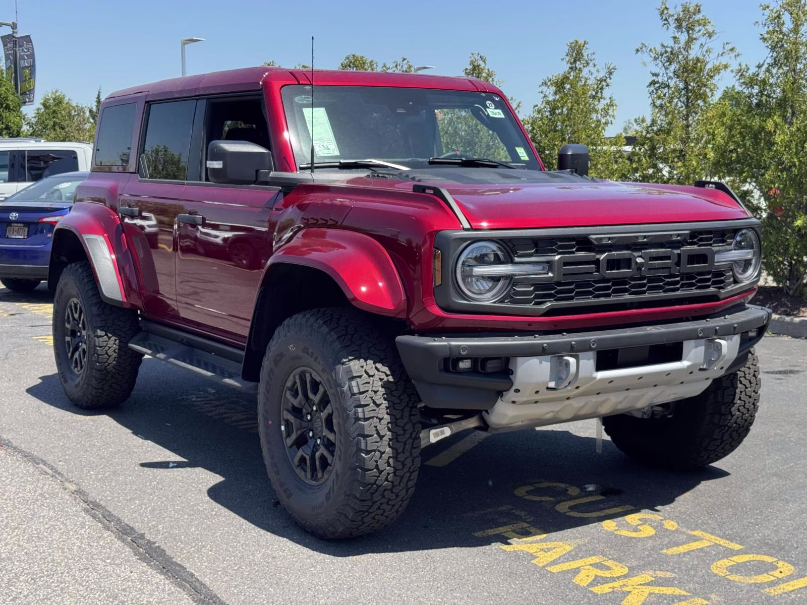 2026 Red Ford Bronco Raptor 4 Door Advanced 4x4 4X4 SUV